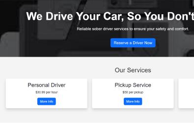 Sober Driver Dashboard image